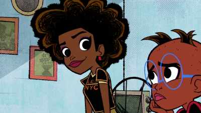 Our hair is versatile,
textured, beautiful, - Marvel's Moon Girl and Devil Dinosaur