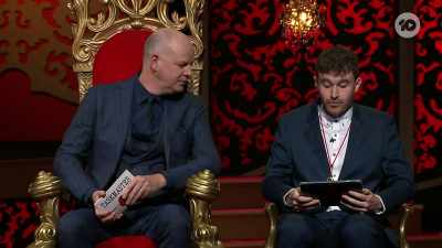 Our live task saw Luke get 1
point, - Taskmaster