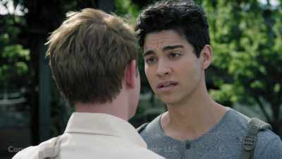 Our lives are so screwed
up when we're together. - Something Like Summer