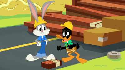 Our lunch choice
is in the paper bag. - Bugs Bunny Builders