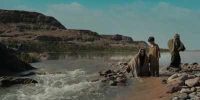 Our mother
cast you adrift in the Nile, - Testament: The Story of Moses
