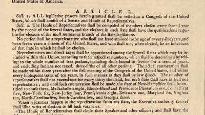Our new Constitution is now
established, everything seems - Benjamin Franklin