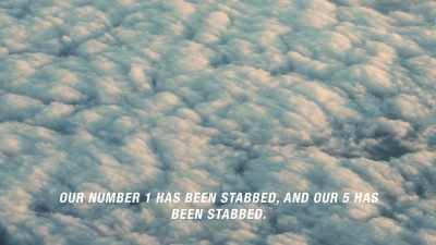 Our number 1 has been stabbed
and our 5 has been stabbed. - 9/11: The Day the World Stood Still
