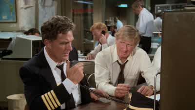Our one hope is to build this man upI've gotta give him all the confidence I canStrikerHave you ever flown a multi engine plane beforeNo never ShitThis a goddamn waste of time There's no way he can land this plane - Airplane!