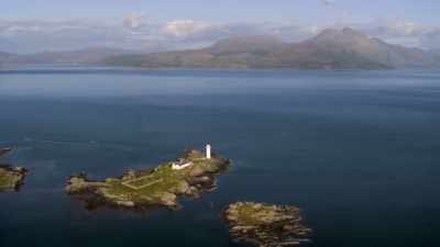 Our own island with
our own lighthouse. - Extraordinary Escapes with Sandi Toksvig