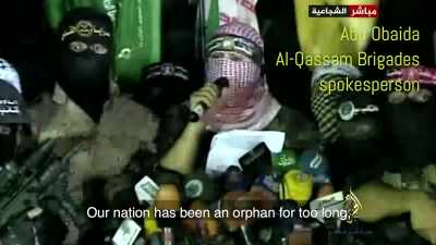 "Our people have been orphaned for too long,
oppressed and defeated." - Killing Gaza