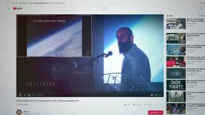 Our planet is beautiful.
It's not really a planet. - Behind the Curve