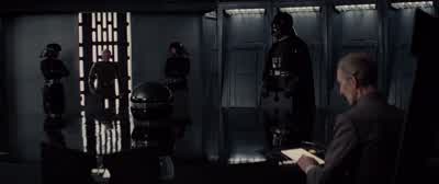 Yes? Our scout ships have reached dantooine. They found the remains of a rebel base, but they estima - Star Wars: Episode IV   A New Hope