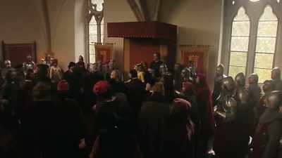 Our scouts say
Queen Elena's army... - Knightfall