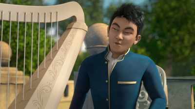 Our strings are arranged
the opposite way. - The Swan Princess: Kingdom of Music