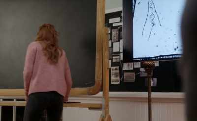 Our top suspect seems
to be Anthony Brunelli. - Aurora Teagarden Mysteries: Haunted By Murder