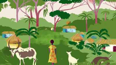 Our village was so green. - More Than I Want to Remember