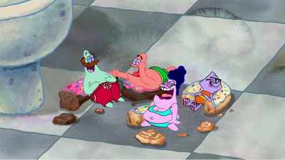 Out her face? - SpongeBob SquarePants Presents The Tidal Zone