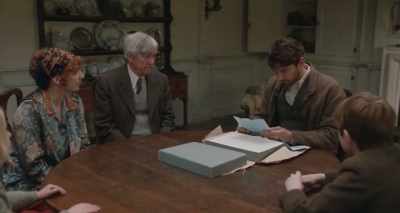 - Out loud.
- [DAWSEY CLEARS THROAT] - The Guernsey Literary and Potato Peel Pie Society