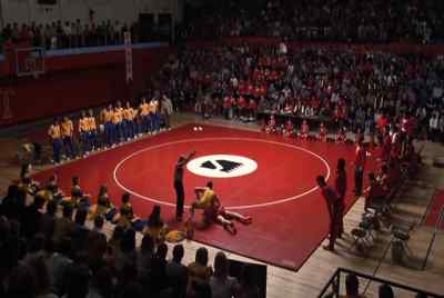 Out of bounds.
No take-down. - Vision Quest