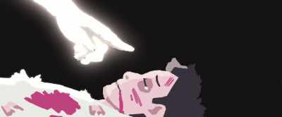 Out of it emerged
hands and arms, - The Case for Heaven