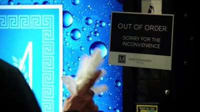 "Out of order." - CSI: Crime Scene Investigation