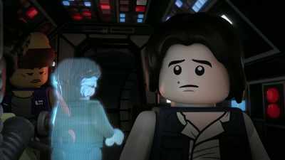 -Out of my way, mouse droid.
-(SHRIEKS) - Lego Star Wars Summer Vacation