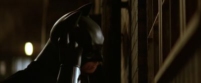 Outside he was a giant - Batman Begins