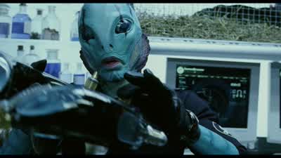 Sighs Outside I could be outsideYou mean outside with herDon't get psychic with me fellaNothing psychic about it You're easyHow am I ever gonna get a girlI drive around in a garbage truckLiz left us Red Take the hintWe don't take hints - Hellboy