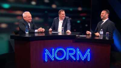 - Outside the studio.
- Anything to make a buck. - Norm Macdonald Has a Show