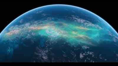 Over 12,000 miles wide, the South Pacific. - Our Oceans