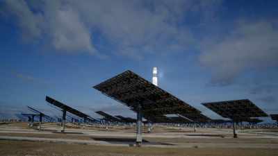 Over 92,000 mirrors
are mounted on motorized platforms - Europe From Above