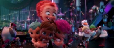 - Over here. I got this one.
- Catch it! - Storks