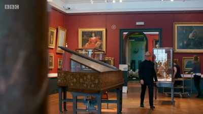 Over in metalwork conservation,
after a thorough spit and polish, - Secrets of the Museum