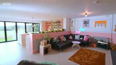 Over in the living area, - Your Home Made Perfect