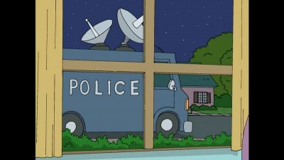 Over loudspeaker Peter Griffin we know you're in there - Family Guy