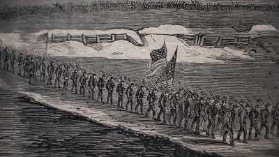 Over the next 17 days,
Grant's army will push deep - Grant