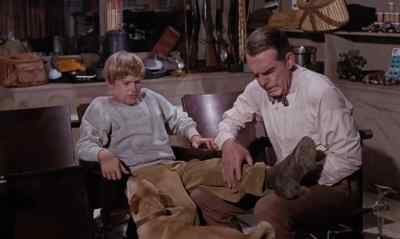 - "OVER THE SHOE
AND TIE FIRMLY, - Follow Me, Boys!