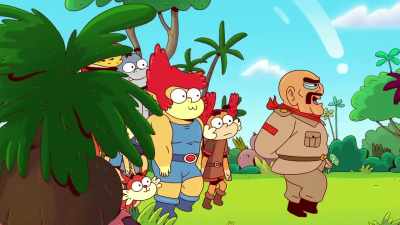 Over there is our river,
and over there - ThunderCats Roar