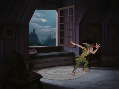 Over there, Tink, in its den. - Peter Pan