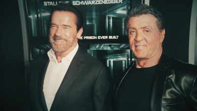 Over time, they bonded
and became brothers in arms. - Arnold & Sly: Rivals, Friends, Icons