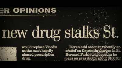 Overdoses in St. Bernard
started to be very, very common. - The Pharmacist