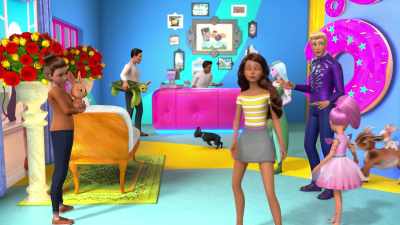 [overlapping animal sounds] - Barbie: A Touch of Magic