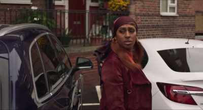 -[overlapping chatter]
-[hip-hop music playing] - Pretty Red Dress