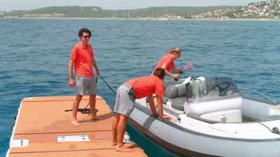 - Ow... *bleep* me.
- Calm down, - Below Deck Sailing Yacht