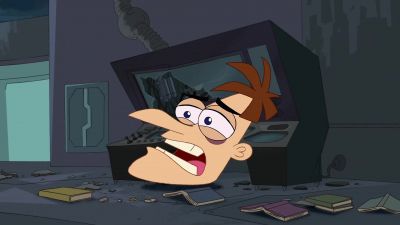 Ow Curse you Perry the Platypus - Phineas and Ferb