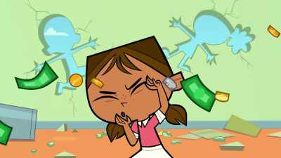 Ow. Hey.
(Coins whoosh and clink) - Total DramaRama