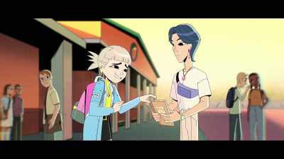 - Ow!
- Sorry! Gotta go. - Jentry Chau vs the Underworld