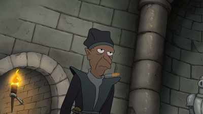 Ow! That apology
doesn't seem very sincere. - Disenchantment