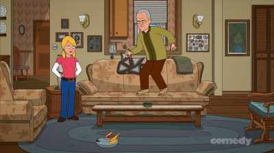 Ow!
What are you... Ow! - Corner Gas Animated