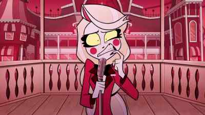 [P.A system feeds
back] [crowd mumble] - Hazbin Hotel