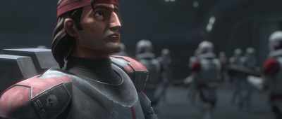[PA announcer]
Level five lockdown remains in effect. - Star Wars: The Bad Batch