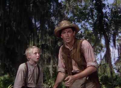 - Pa, it's a doe!
- You do as I tell you now. - The Yearling