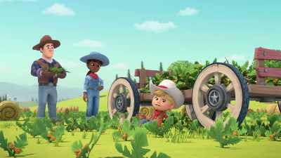 Pa, the bungleweeds
are growing back - Dino Ranch
