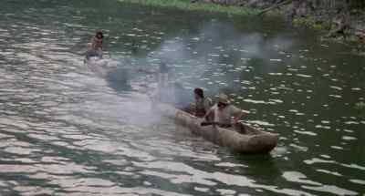 -PABLO: Watch it, Gringo.
-Yeah, what's the idea? - Treasure of the Amazon